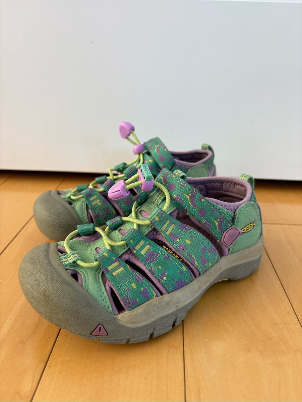 Keen Kids Green & Purple Trail Sandals Size 13
